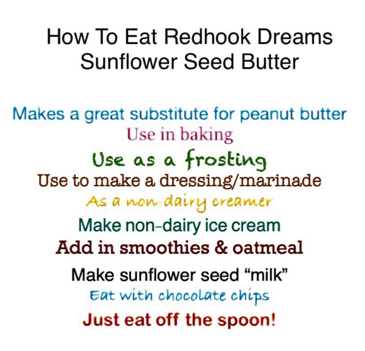 Redhook Dreams Cacao Sunflower Seed Butter