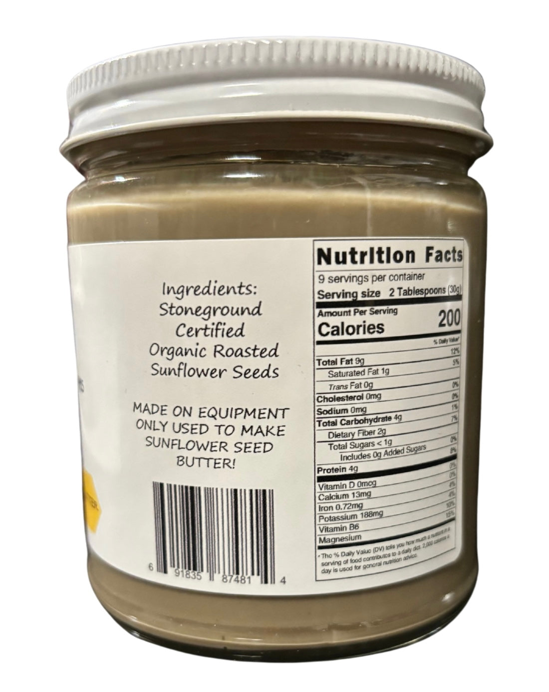 Redhook Dreams Sunflower Seed Butter