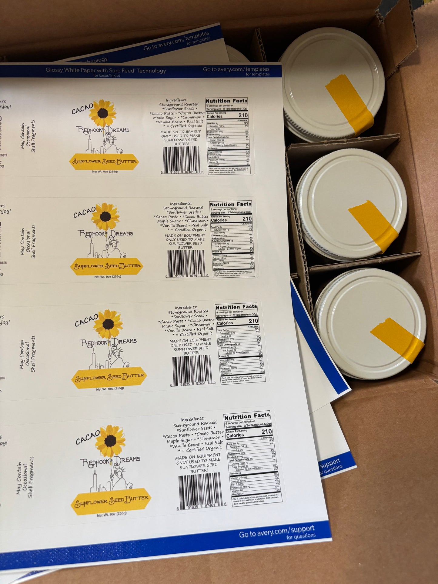 Redhook Dreams Cacao Sunflower Seed Butter